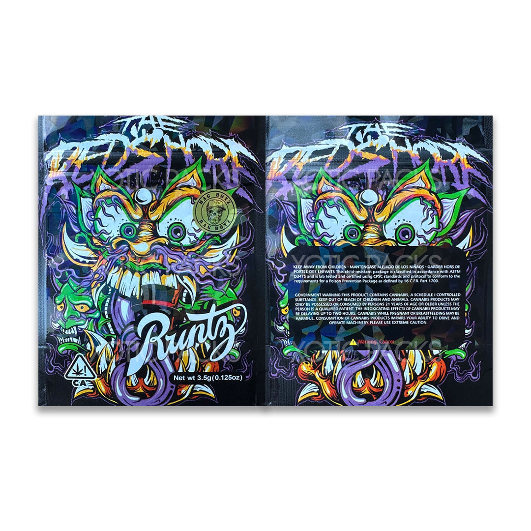 Runtz mylar bags 3.5 grams