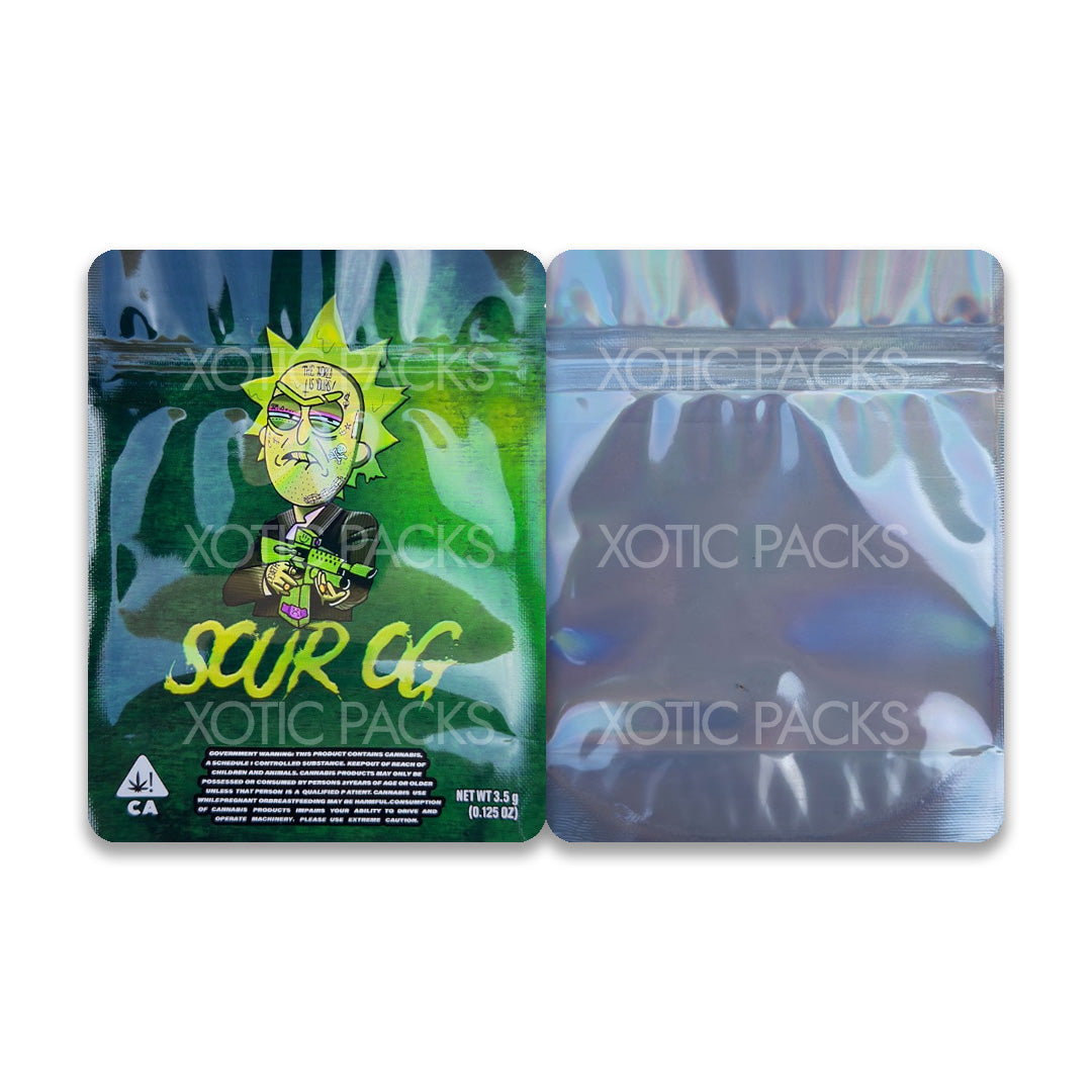 Sour Og mylar bags 3.5 grams