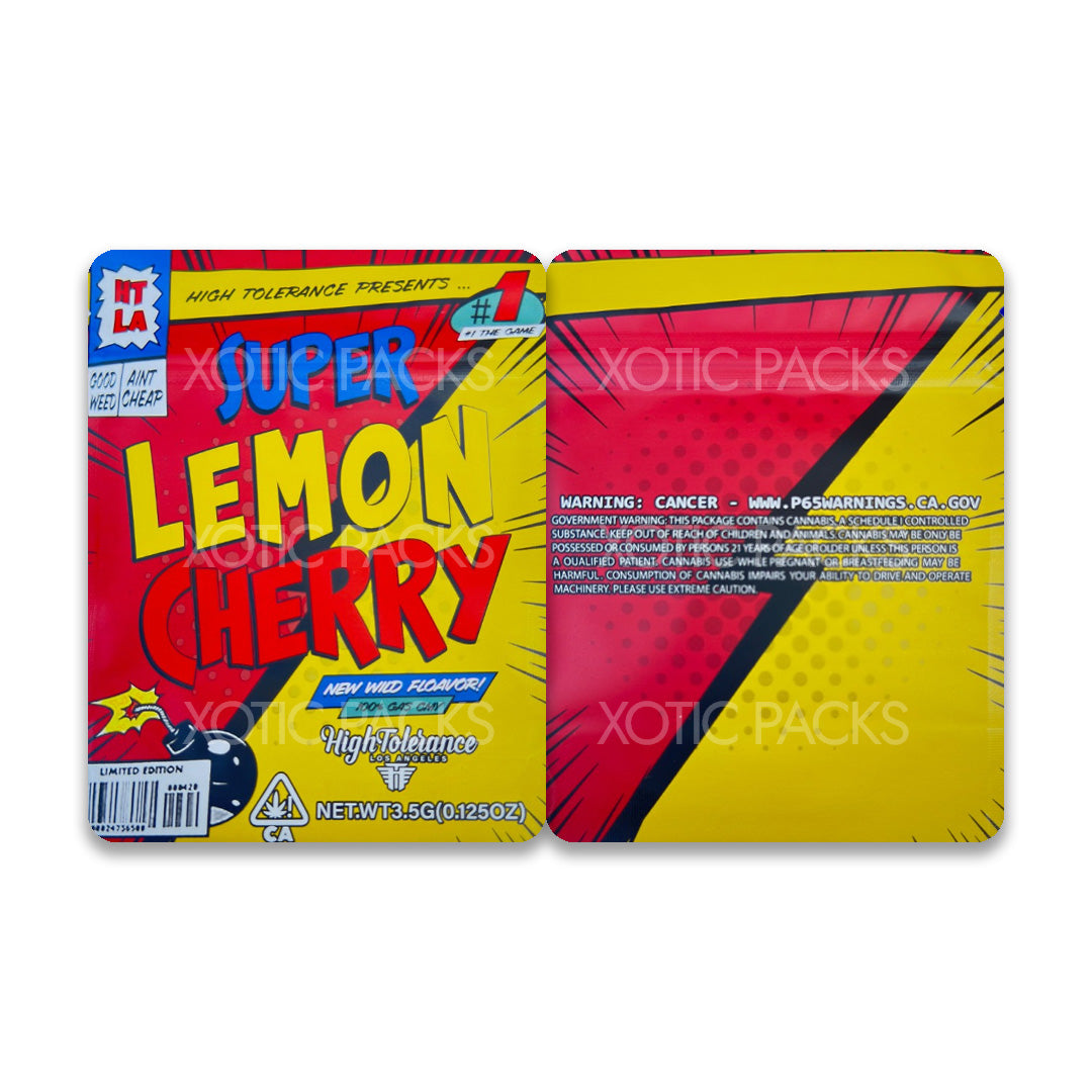 Super Lemon Cherry mylar bags 3.5 grams