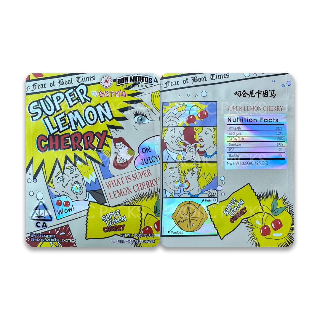 Super Lemon Cherry mylar bags 3.5 grams