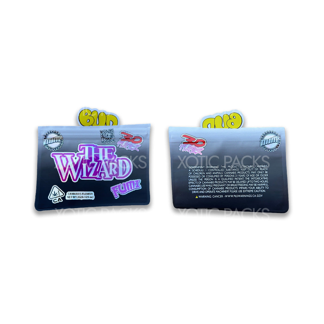 The Wizard Fumi mylar bags 3.5 grams