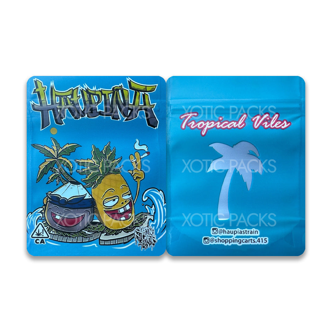 Tropical Vibes Haupina mylar bags 3.5 grams