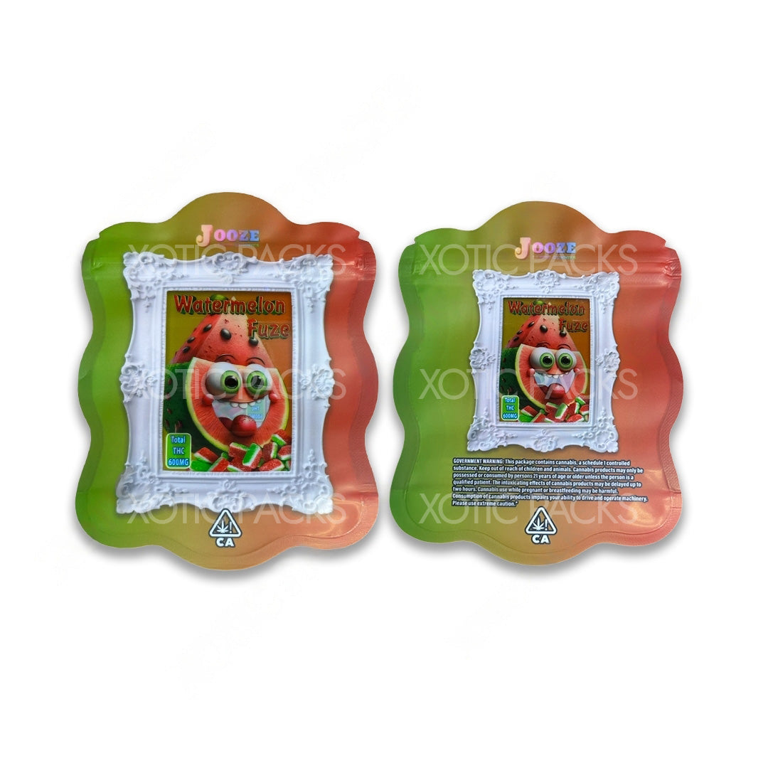 Watermelon Fuze mylar bags edibles 600 mg
