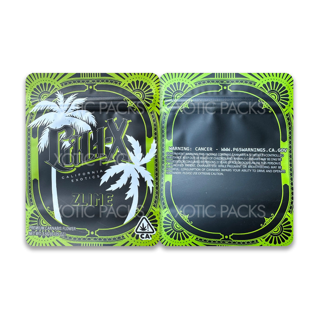 Zlime mylar bags 3.5 grams